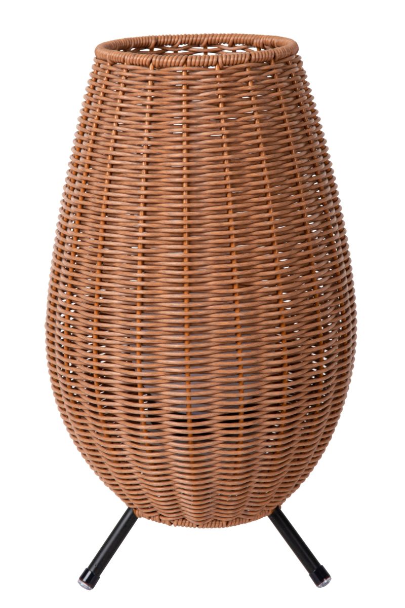 Lucide COLIN IP44 - Nabíjacia stolová lampa Vonkajšia - Batéria - LED Rozm. - 1x3W 3000K - IP44 - 3 StepDim - Natural